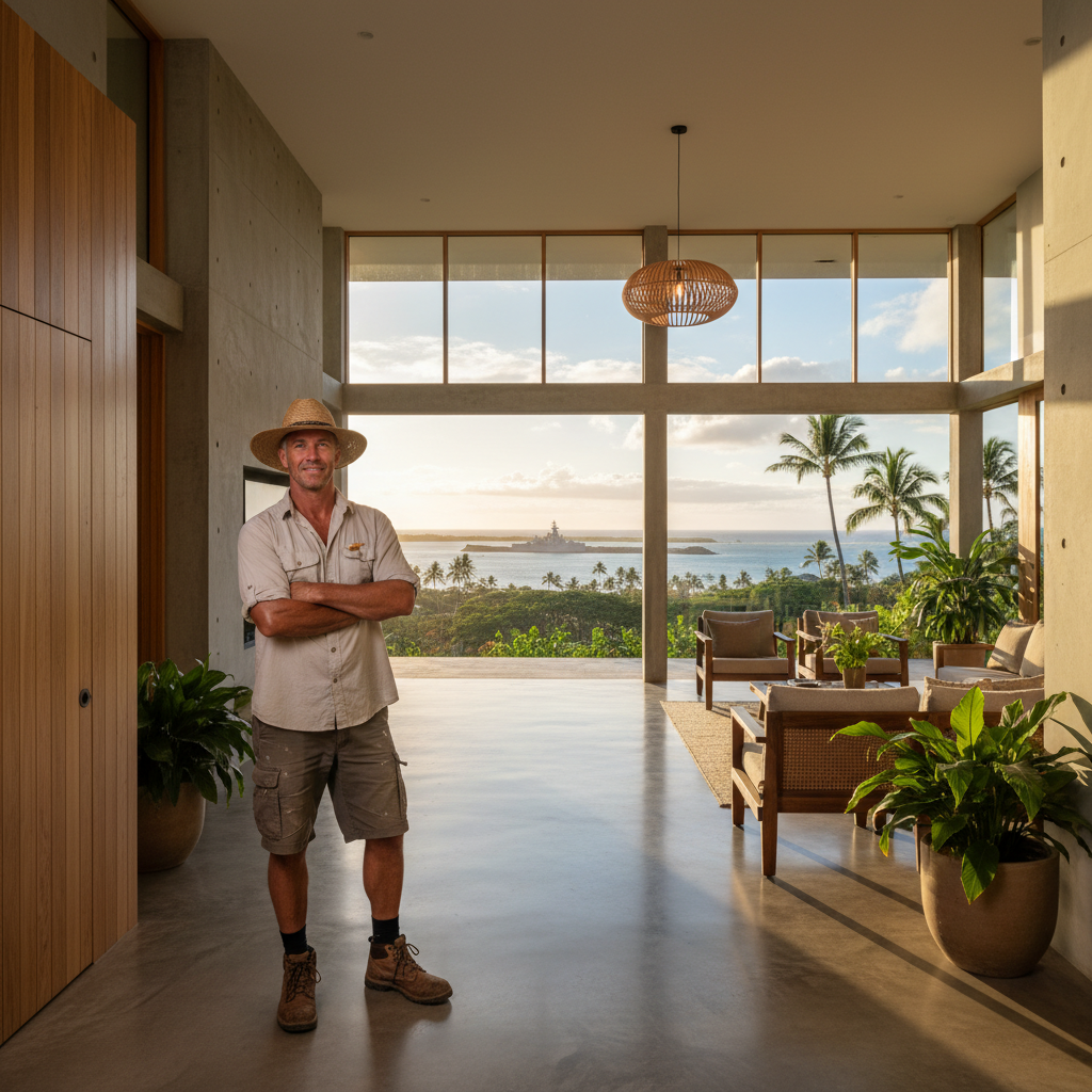 Finished concrete contractor in Pearl City, O'ahu