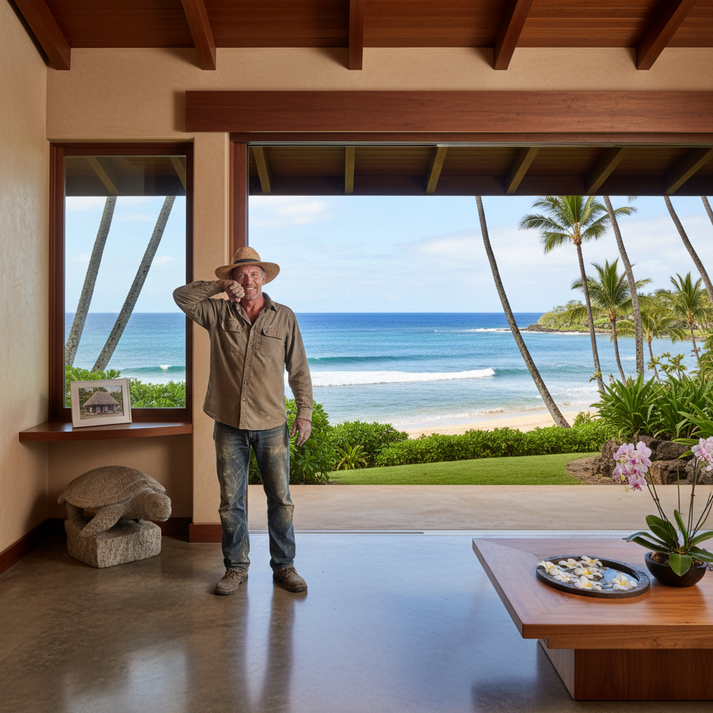 Finished concrete contractor in Po'ipu, Kaua'i