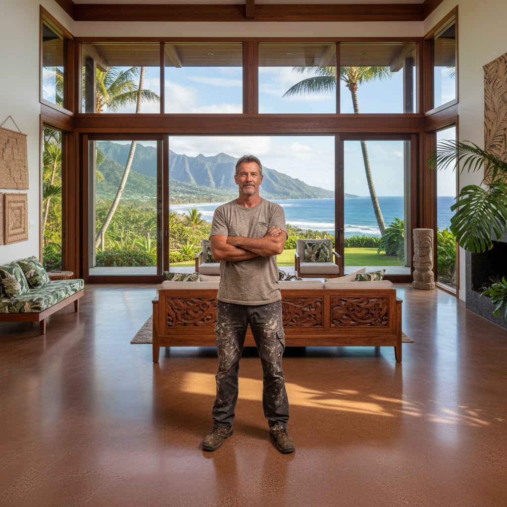 Finished concrete contractor in Wailuku, Maui