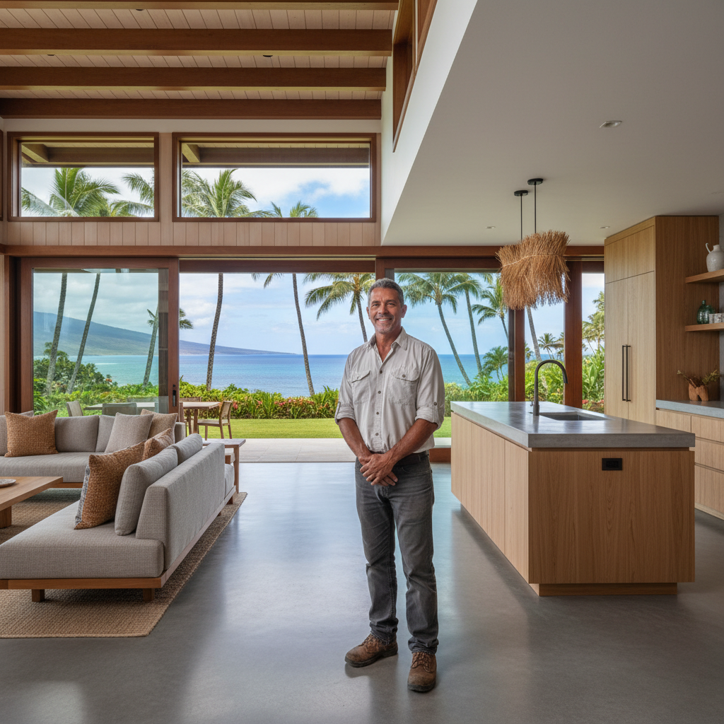 Finished concrete contractor in Waimea, Hawai'i (Big Island)