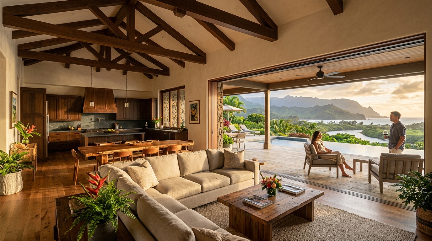 Custom Home Builder in Hanalei — featured project by Warrior Construction Hawaii