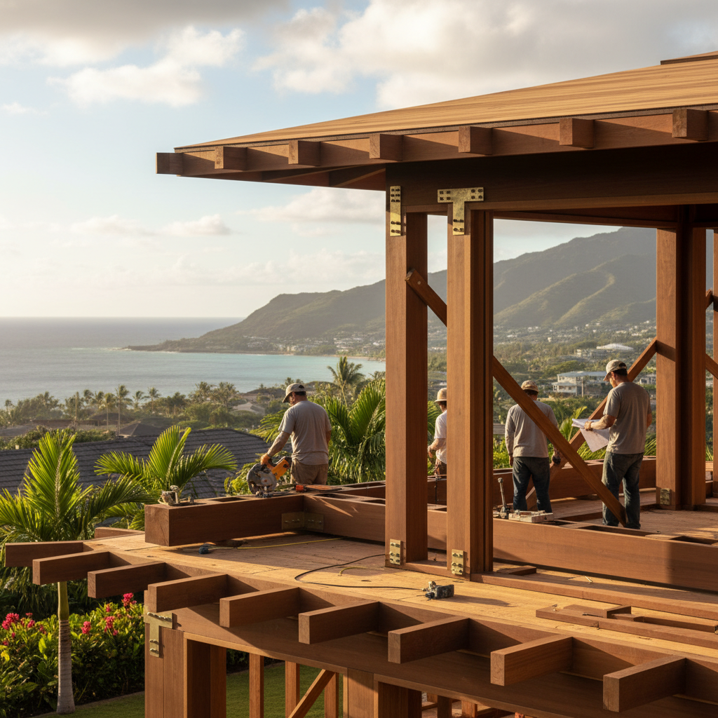 Custom Home Builder project in Hawaii Kai - Warrior Construction Hawaii