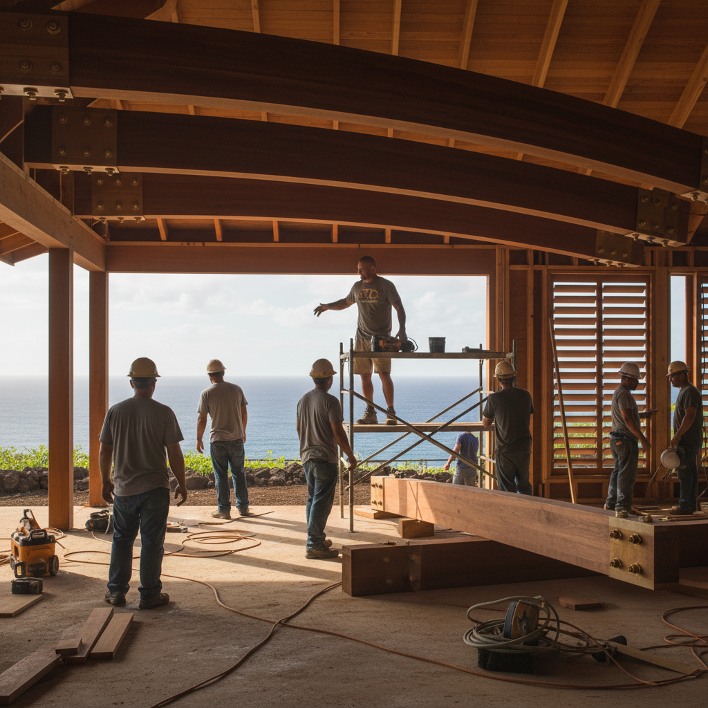 Custom Home Builder project in Kailua-Kona - Warrior Construction Hawaii