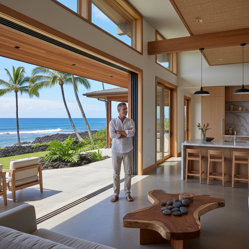 Finished custom home builder in Kailua-Kona, Hawai'i (Big Island)