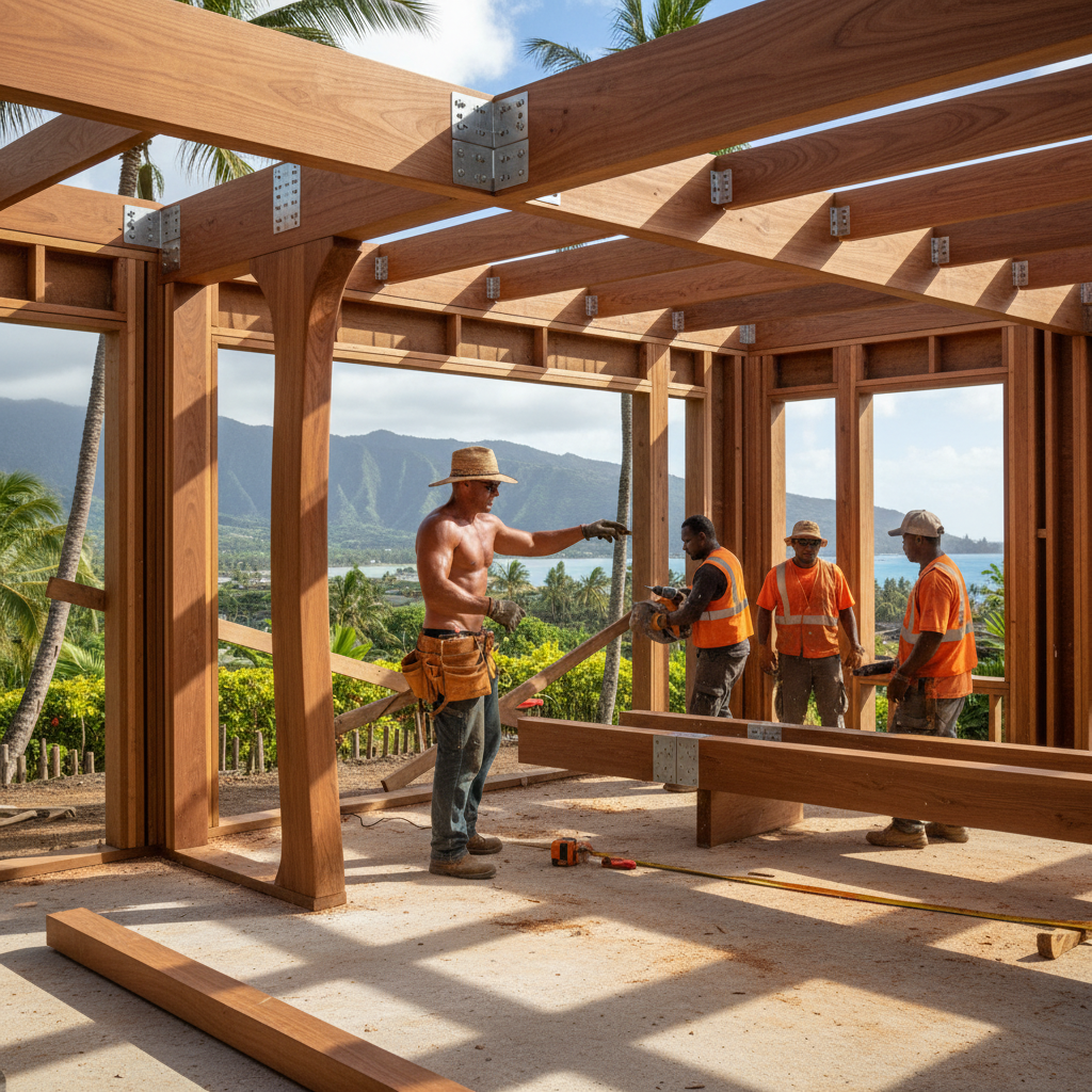 Custom Home Builder project in Kaneohe - Warrior Construction Hawaii