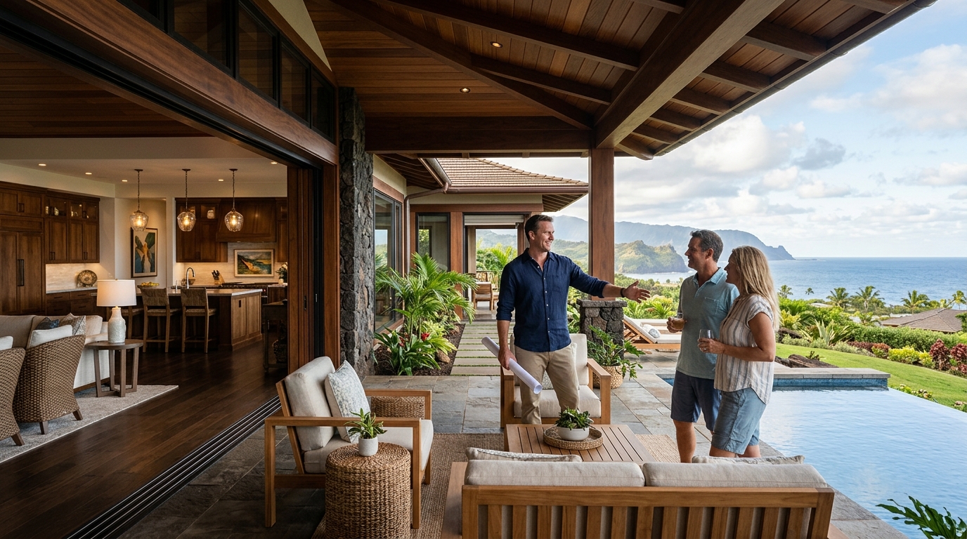 Custom Home Builder in Kapa'a — featured project by Warrior Construction Hawaii