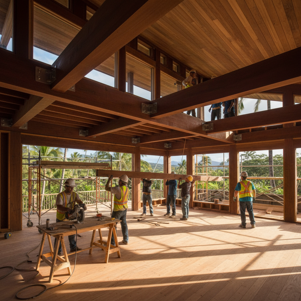 Custom Home Builder project in Makawao - Warrior Construction Hawaii