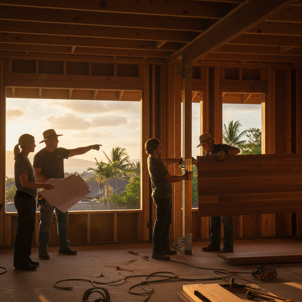 Custom Home Builder project in Mililani - Warrior Construction Hawaii