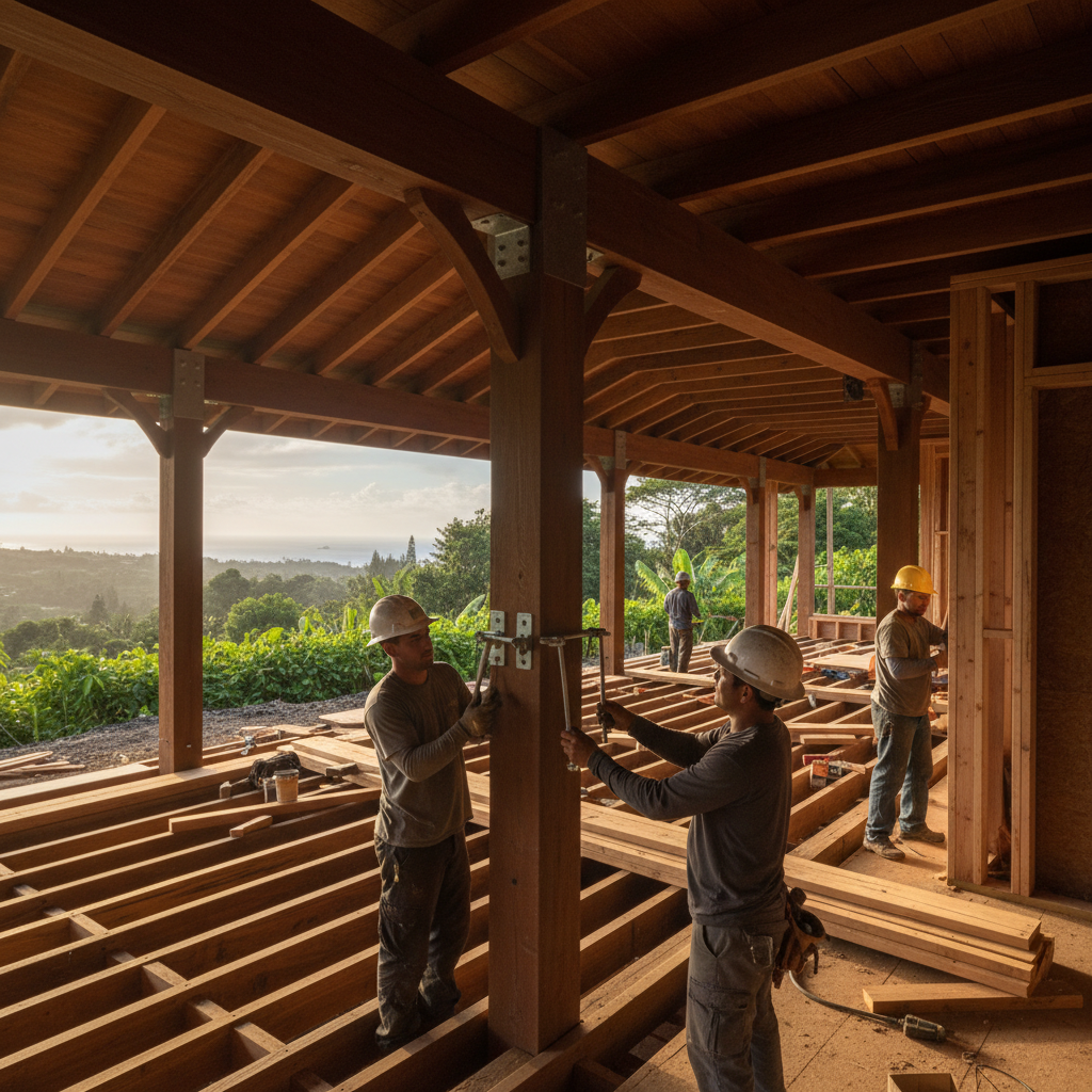 Custom Home Builder project in Pahoa - Warrior Construction Hawaii
