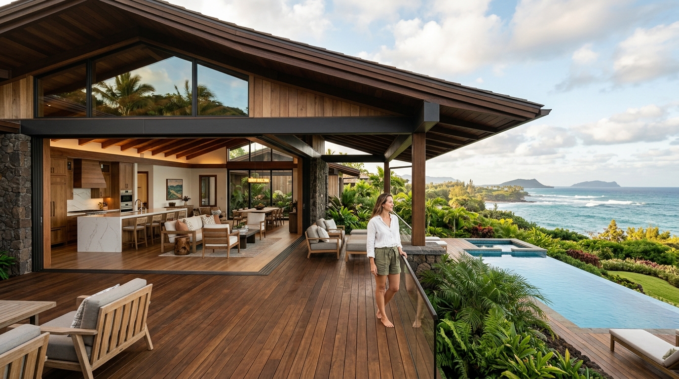 Custom Home Builder in Po'ipu — featured project by Warrior Construction Hawaii