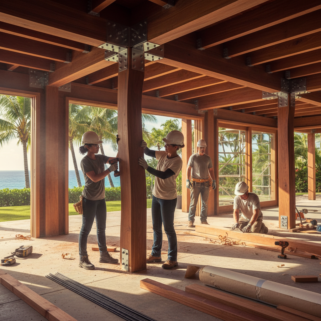 Custom Home Builder project in Po'ipu - Warrior Construction Hawaii