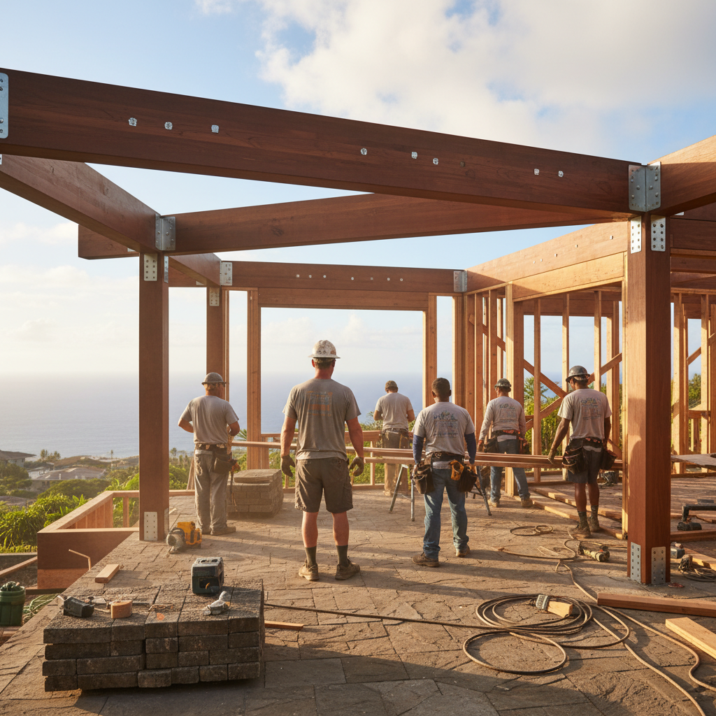 Custom Home Builder project in Wailuku - Warrior Construction Hawaii