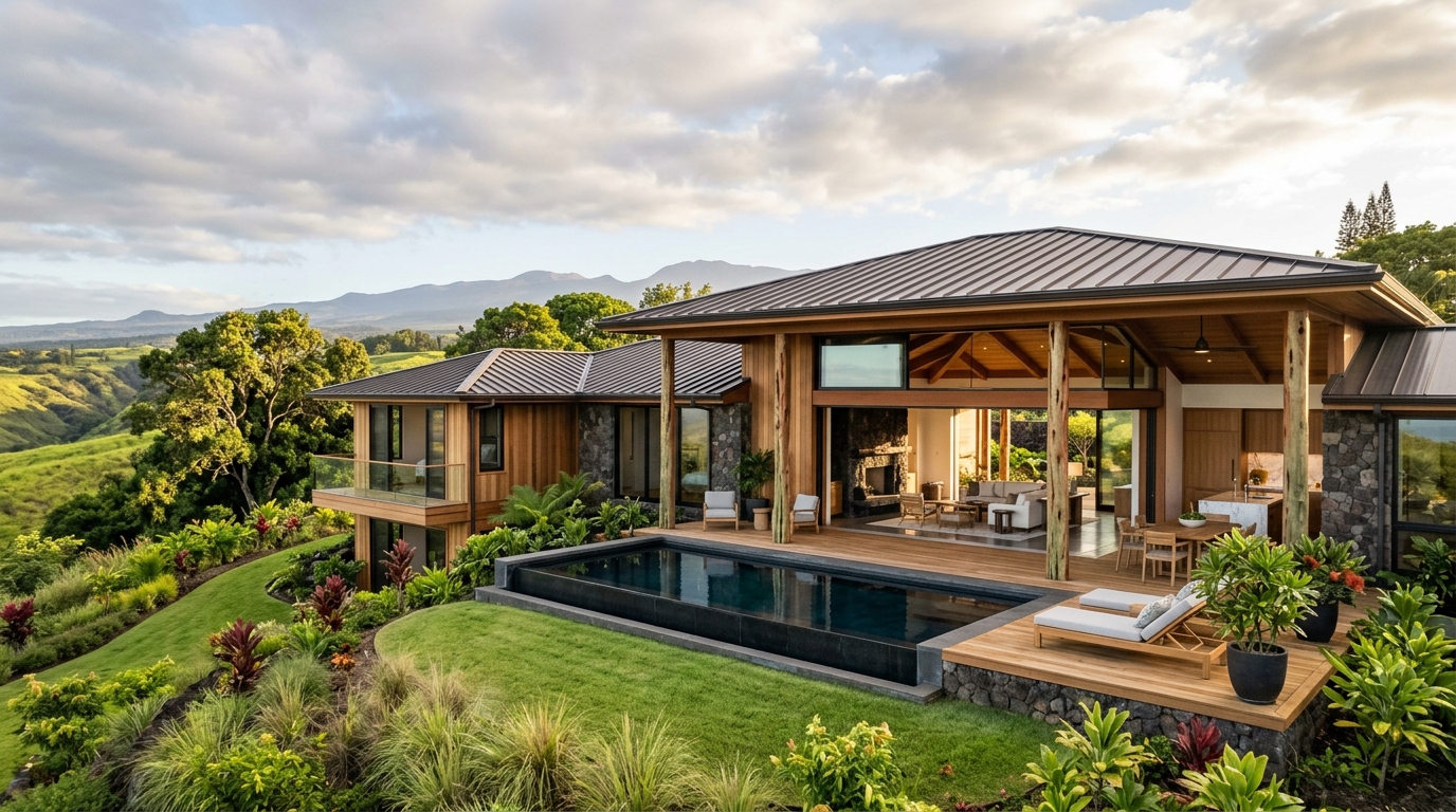 Custom Home Builder in Waimea — featured project by Warrior Construction Hawaii