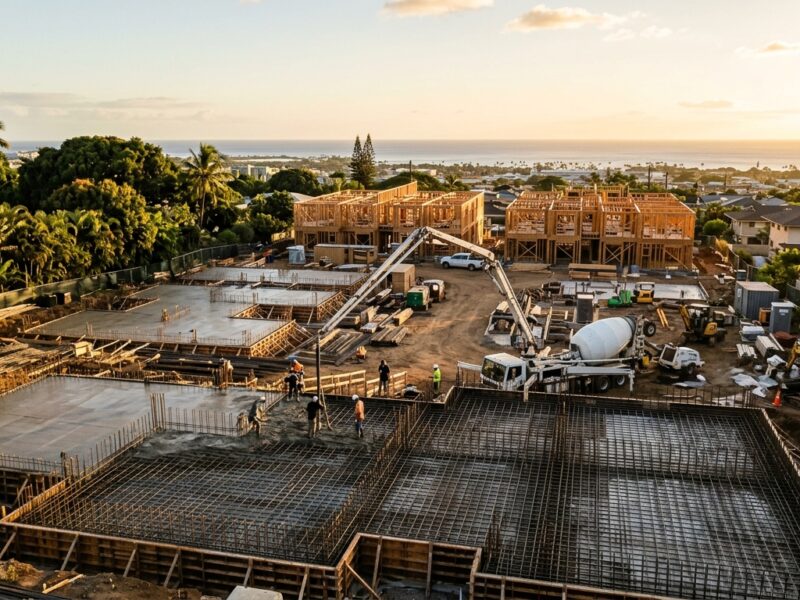 Hawaii’s Construction Sector: Strong Growth Projected Through 2026 for Homeowners and Developers