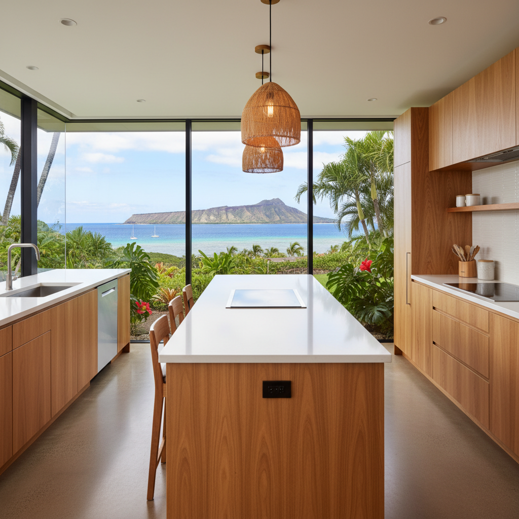 Finished kitchen remodel in Hawaii Kai, O'ahu