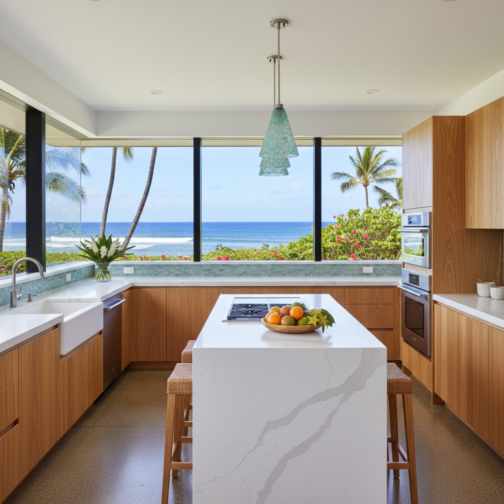 Finished kitchen remodel in Kailua-Kona, Hawai'i (Big Island)