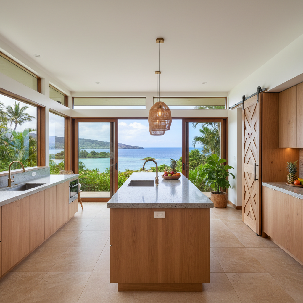 Finished kitchen remodel in Kaneohe, O'ahu