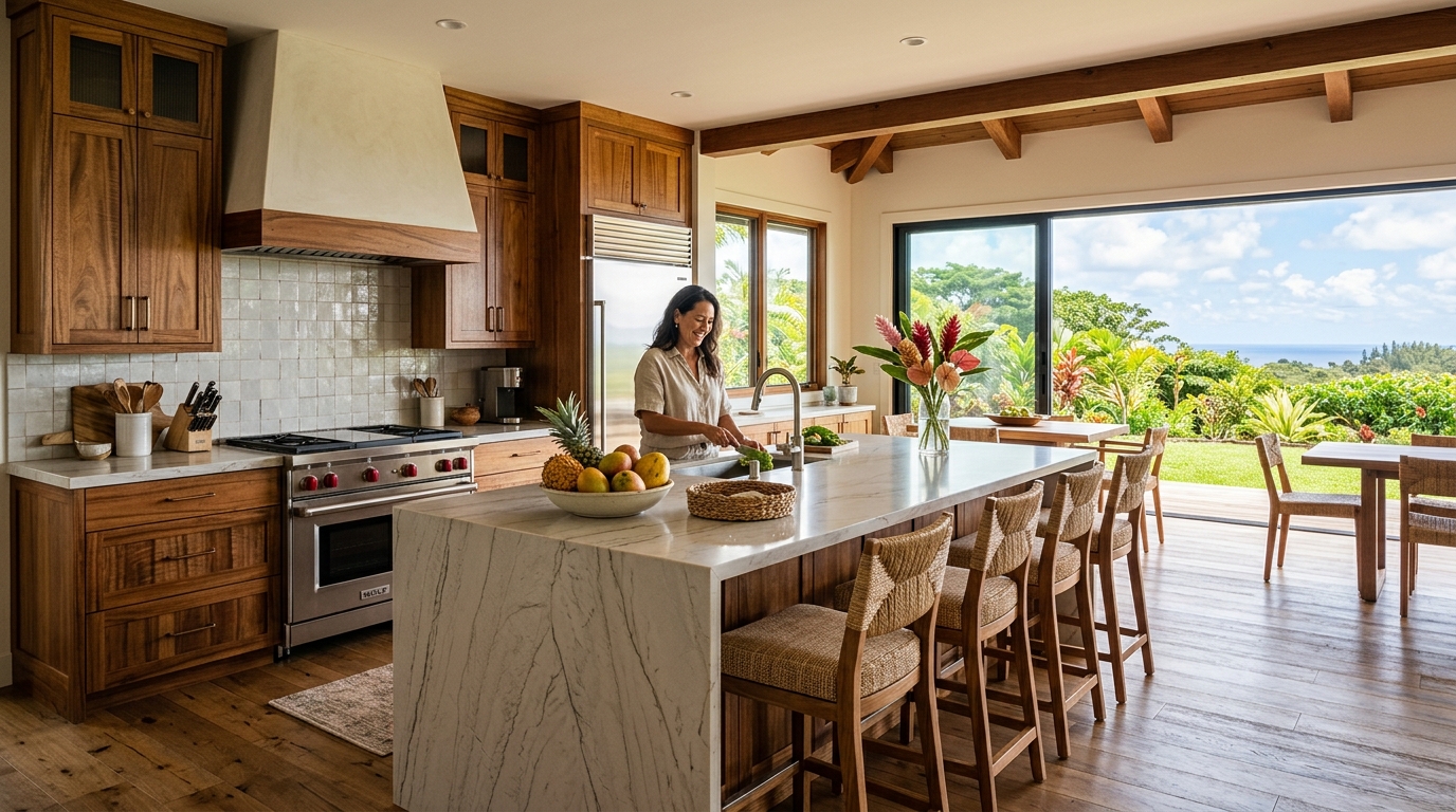 Kitchen Remodel in Kapa'a — featured project by Warrior Construction Hawaii