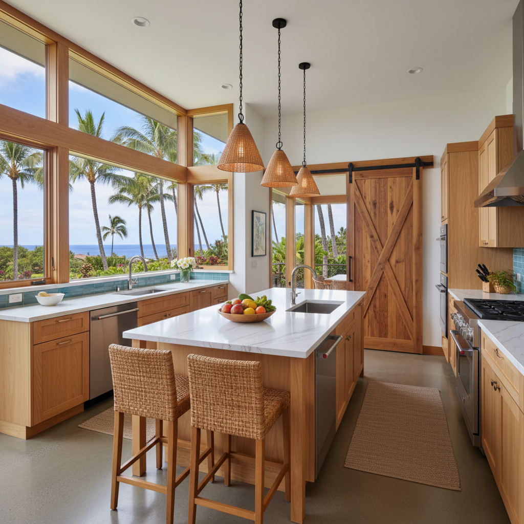Finished kitchen remodel in Mililani, O'ahu