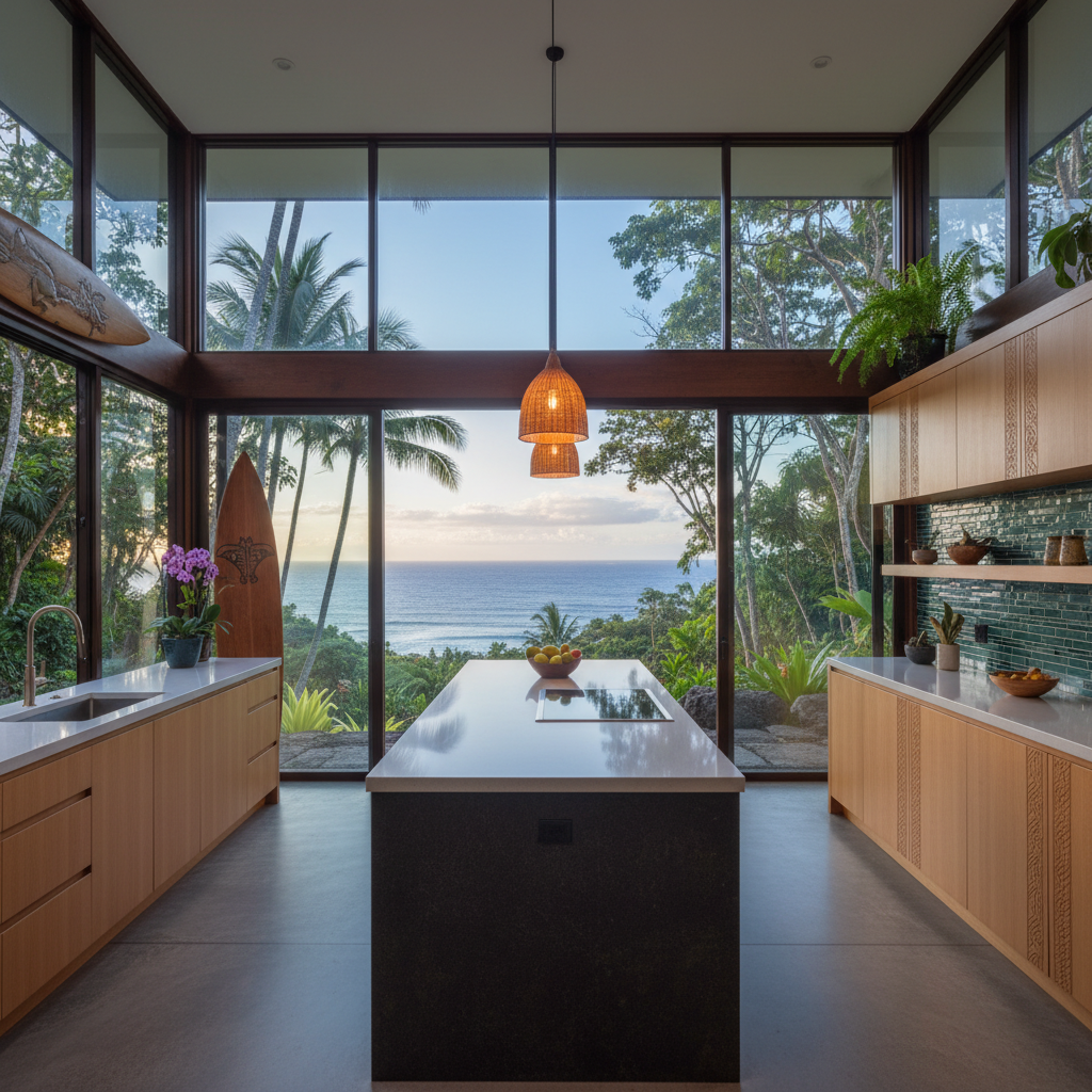 Finished kitchen remodel in Pahoa, Hawai'i (Big Island)