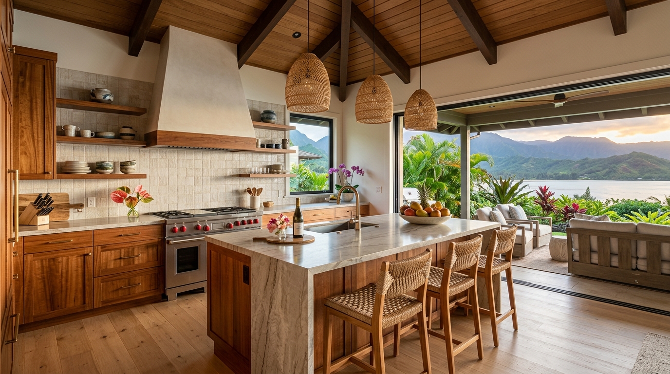 Kitchen Remodel in Princeville — featured project by Warrior Construction Hawaii