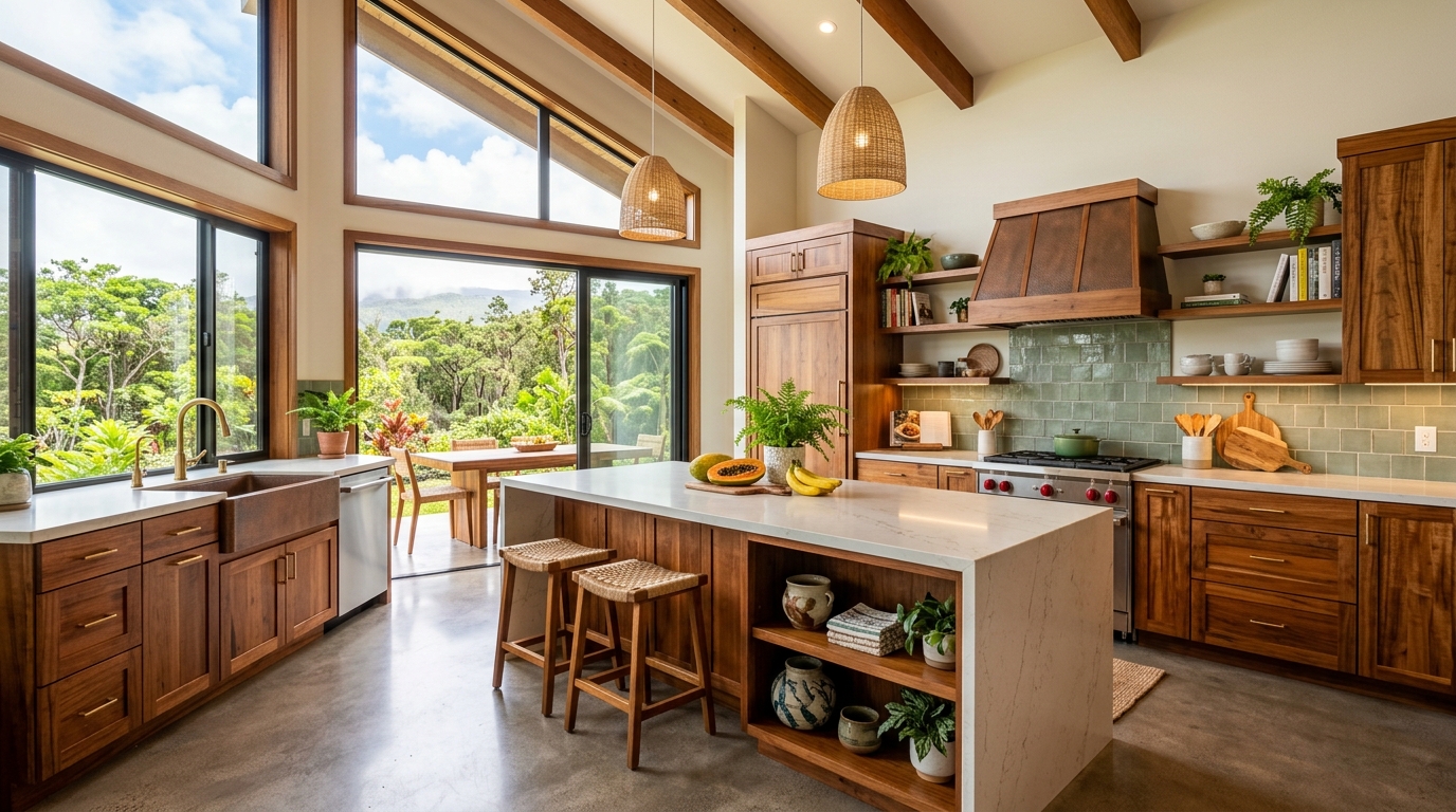 Kitchen Remodel in Volcano — featured project by Warrior Construction Hawaii