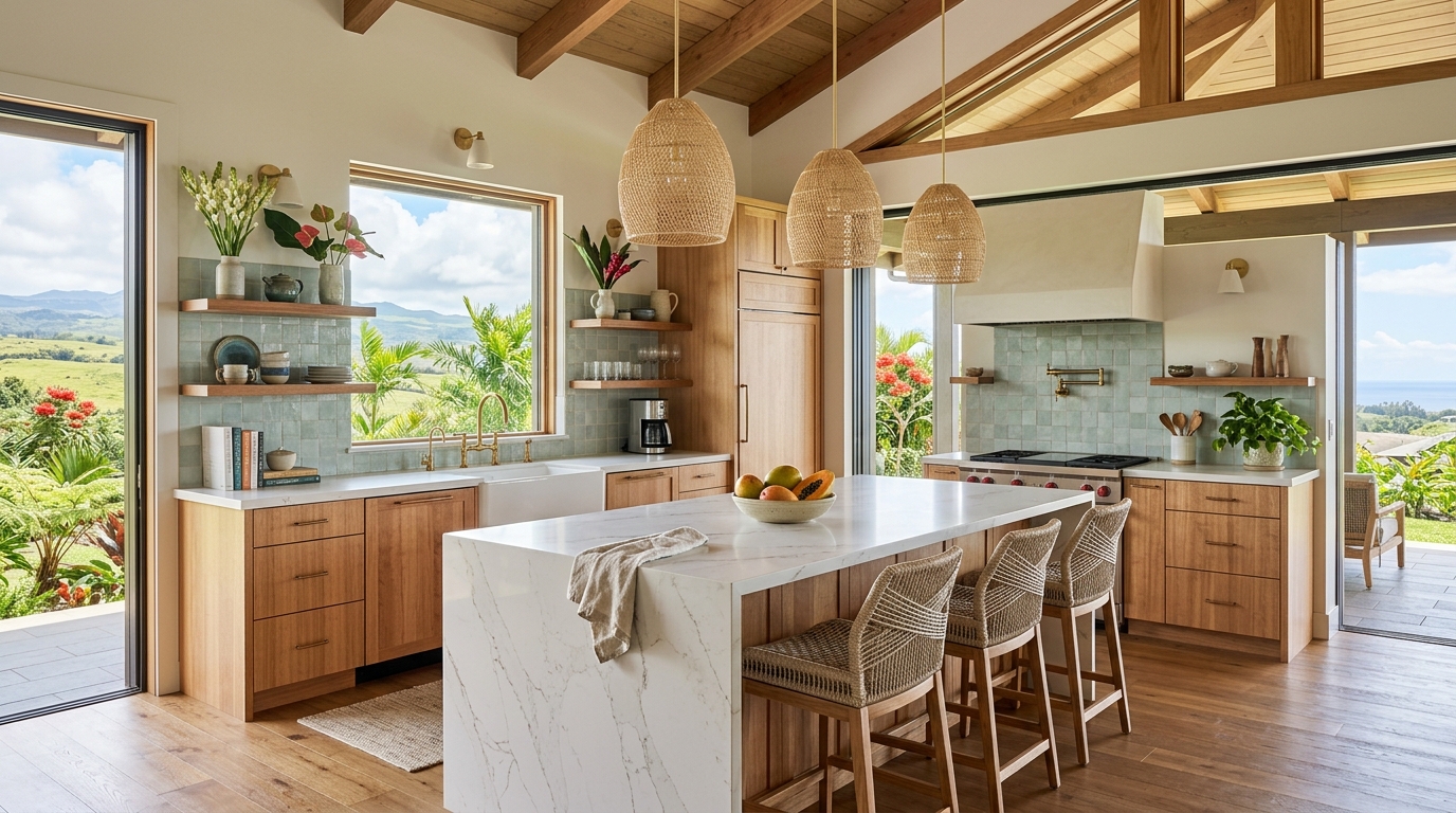 Kitchen Remodel in Waimea — featured project by Warrior Construction Hawaii