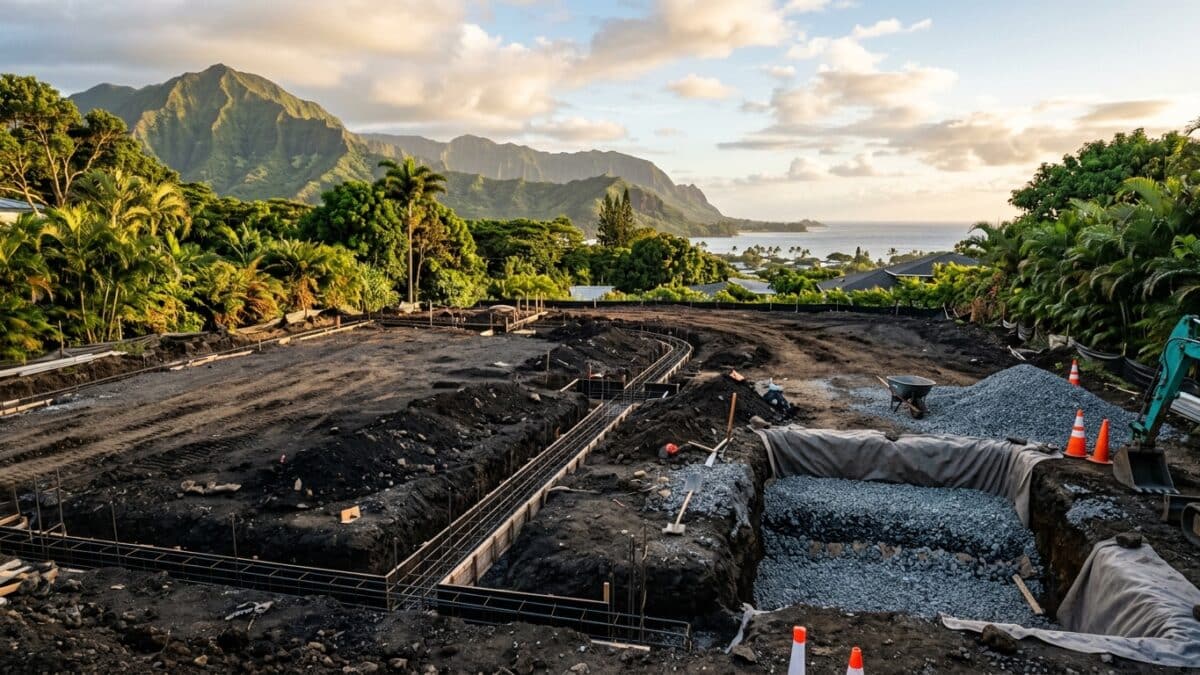 The Oahu Site Prep Cost Guide: Why Your Lot Now Costs $75K+ Before We Pour Concrete