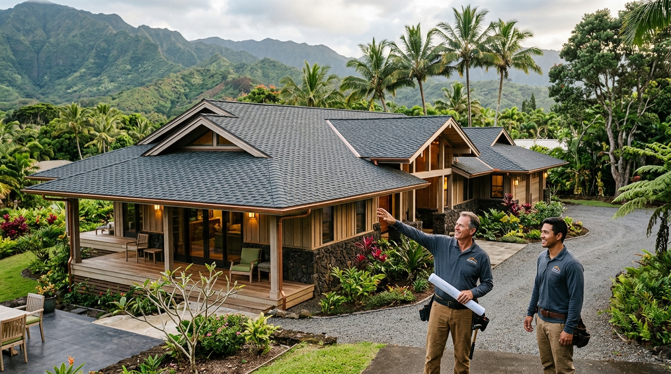 Roofing Contractor in Hanalei — featured project by Warrior Construction Hawaii