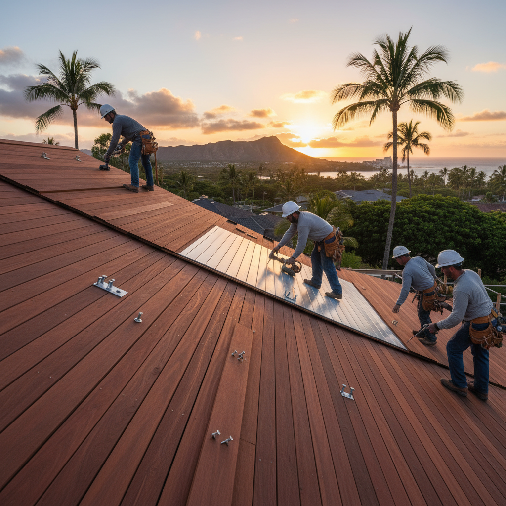 Roofing Contractor project in Honolulu - Warrior Construction Hawaii