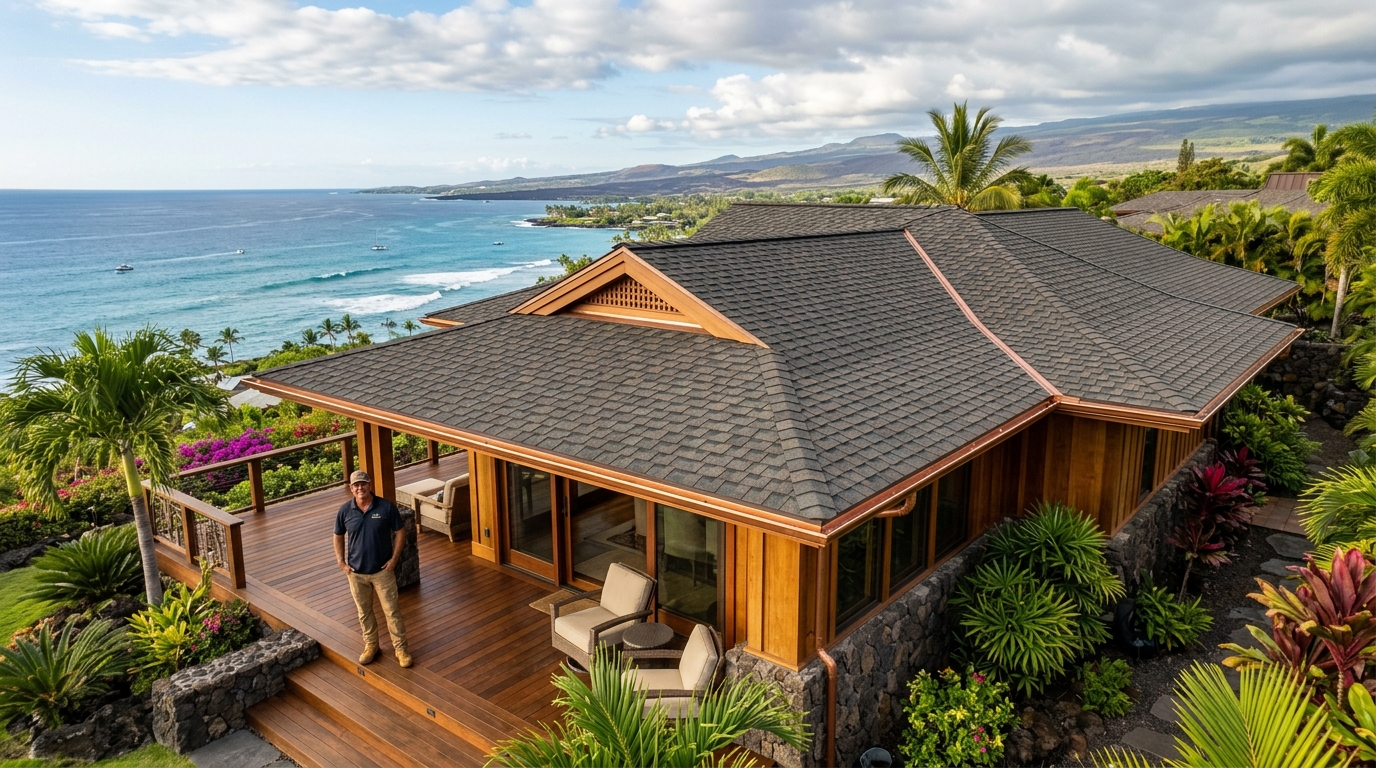 Roofing Contractor in Kailua-Kona — featured project by Warrior Construction Hawaii
