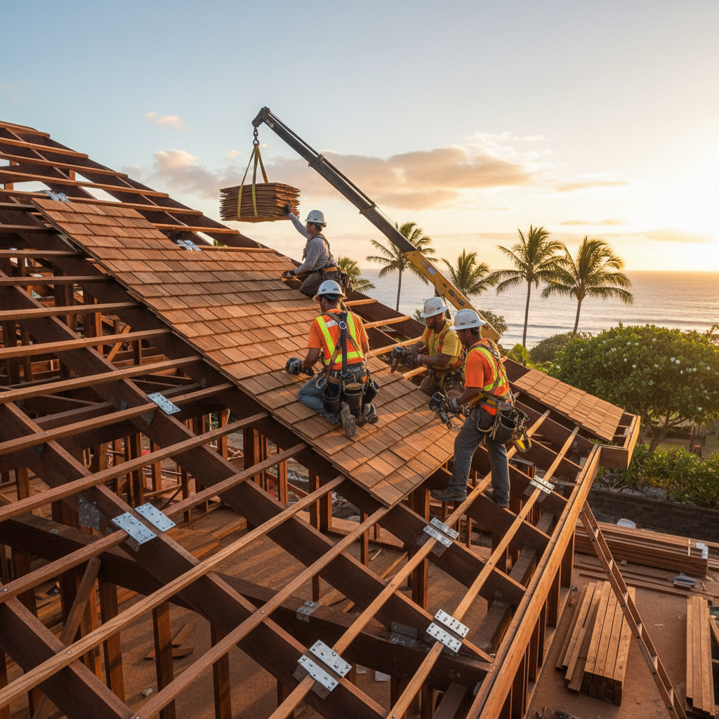 Roofing Contractor project in Kailua-Kona - Warrior Construction Hawaii