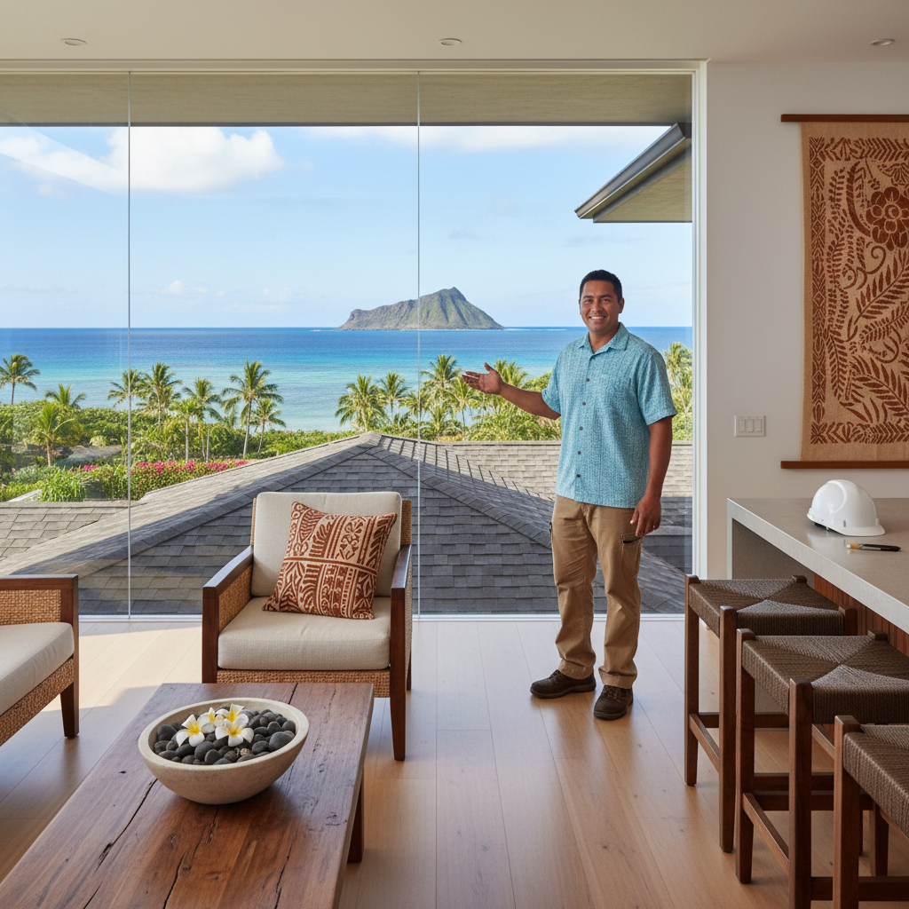 Finished roofing contractor in Kapa'a, Kaua'i