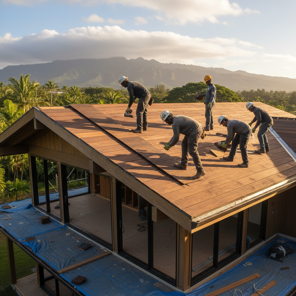 Roofing Contractor project in Manoa - Warrior Construction Hawaii