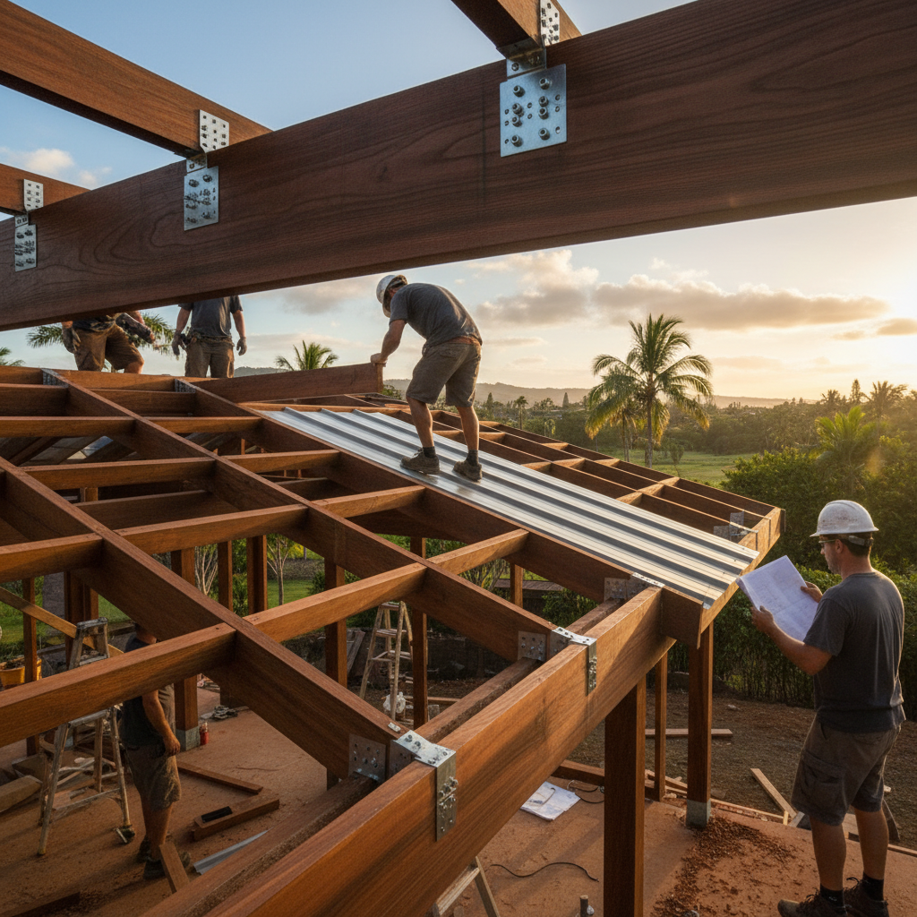 Roofing Contractor project in Mililani - Warrior Construction Hawaii