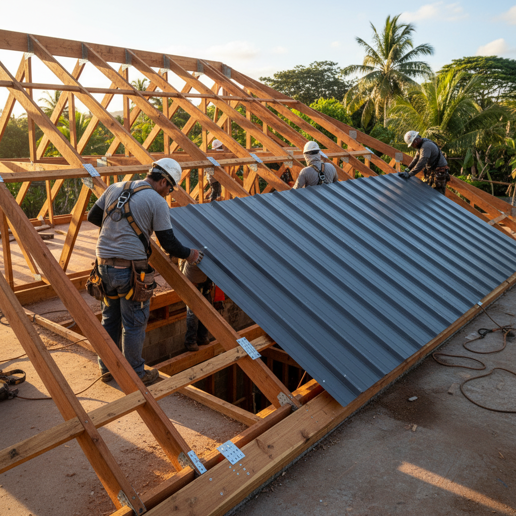 Roofing Contractor project in Pahoa - Warrior Construction Hawaii