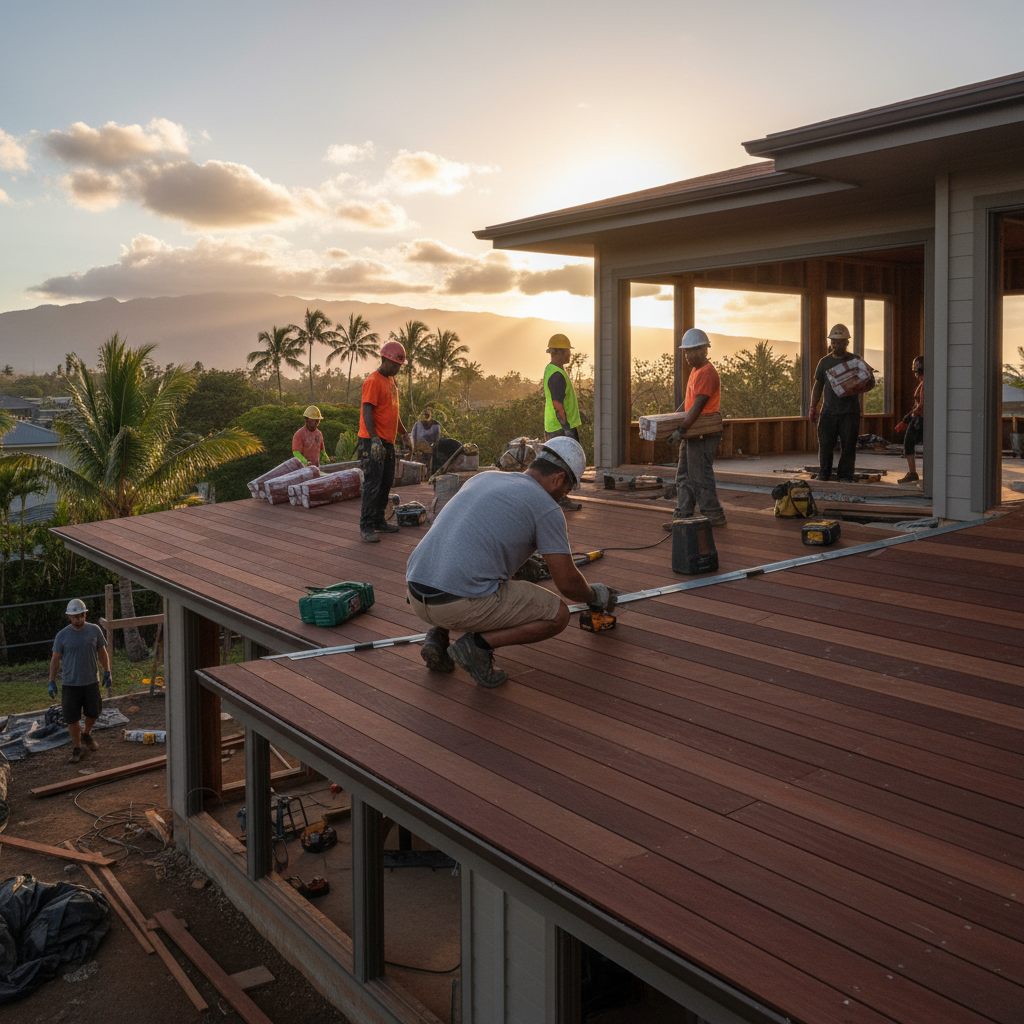 Roofing Contractor project in Wailuku - Warrior Construction Hawaii